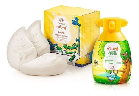 Combo Nature Subindo na Arvore e Bololo( Colônia e Caixa de Sabonete)