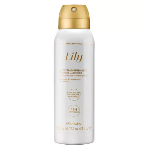 Desodorante Antitranspirante Aerosol Lily 75g/125ml
