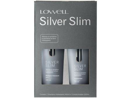 Shampoo e Condicionador Lowell Silver Slim