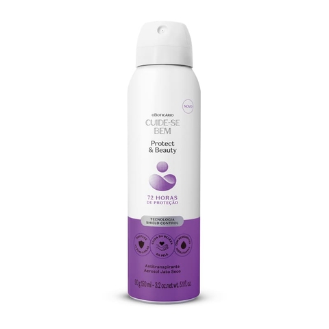 Desodorante Antitranspirante Aerosol Cuide-se Bem Protect And Care 90g