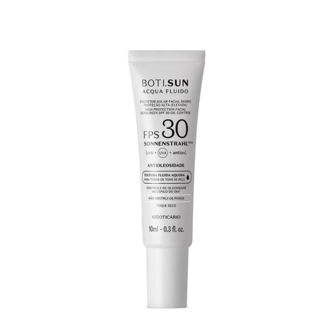 Protetor Solar Facial FPS 30 Boti.Sun 10ml - Antioleosidade