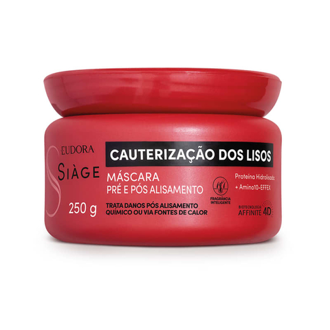 Máscara Capilar Siàge Cauterização dos Lisos 250g - comprar online