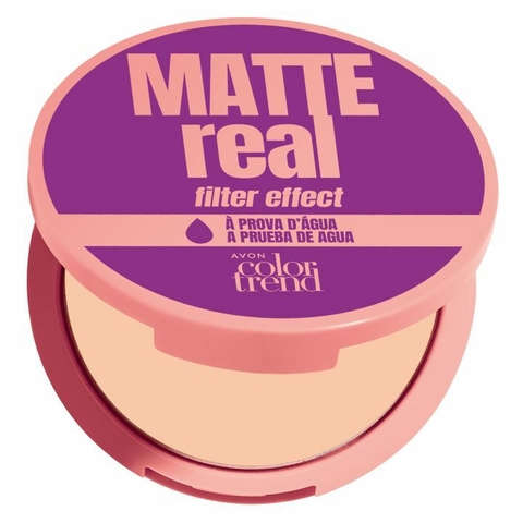 Pó Compacto Facial Matte Real - 7g - 132Q Claro