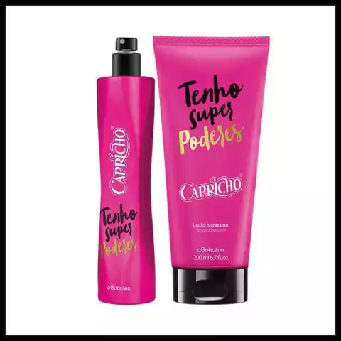 Combo Capricho Tenho Super Poderes: Desodorante Colônia 50ml + Loção Hidratante 200ml