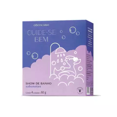 Kit Sabonete em Barra Cuide-se Bem Show de Banho (4 itens)