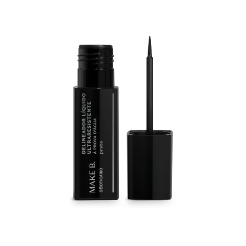 Delineador Líquido Para Olhos Preto Make B.