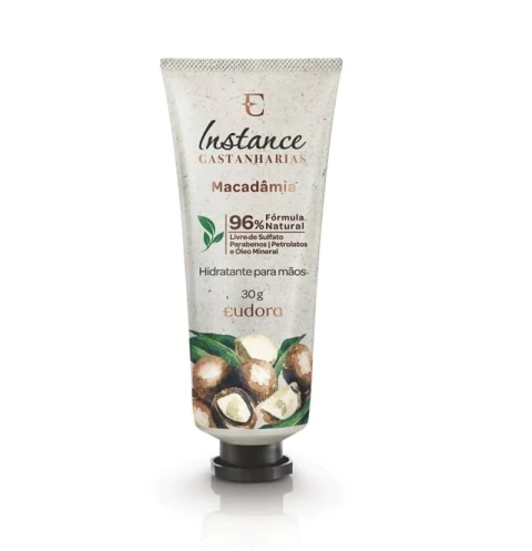 Creme Hidratante Para Mãos Instance Castanharias Macadâmia 30g