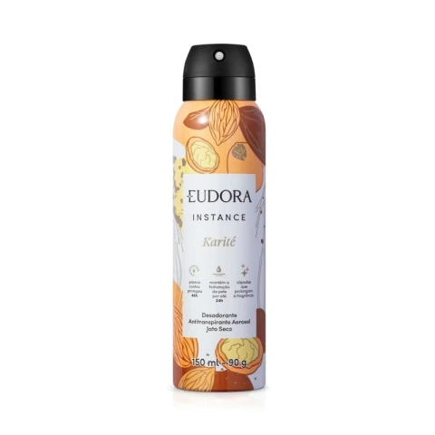 Desodorante Antitranspirante Aerosol Instance Karité 150ml