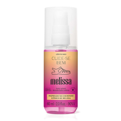 Body Splash Desodorante Colônia Cuide-se Bem Melissa 60ml