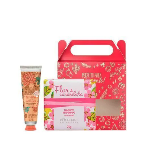 Presente Creme de mãos Ninfa e sabonete de Carambola
