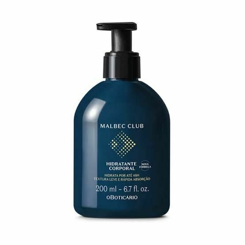Loção Hidratante Desodorante Corporal Malbec Club, 250ml