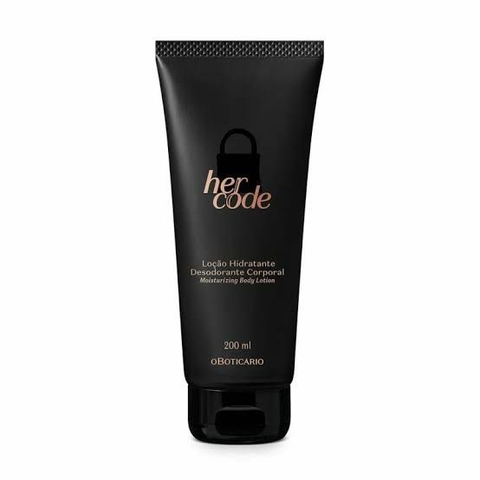 Loçao Hidratante Corporal Her Code 200ml