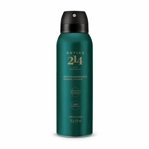 Desodorante Antitranspirante Aerossol Botica 214 Fiji Paradise 75g/125ml - comprar online