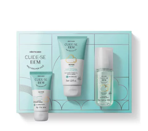 Mini Kit Presente Cuide-se Bem Nuvem (3 Itens)