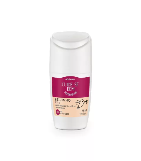 Antitranspirante Roll-On Cuide-Se Bem Beijinho 55ml