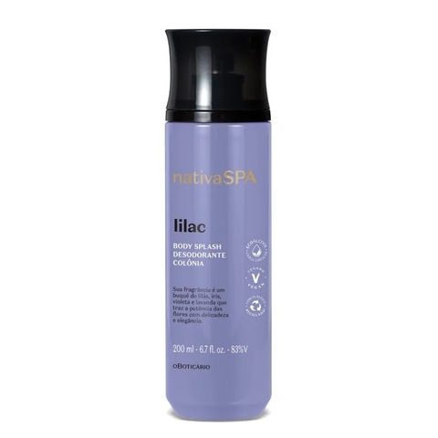 Nativa Spa Lilac Body Splash Desodorante Colônia 200ml - comprar online