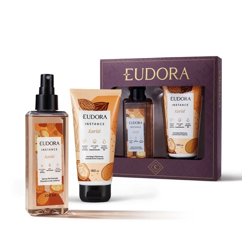 Kit Eudora Instance Karité Duplo Cuidado (2 Produtos)