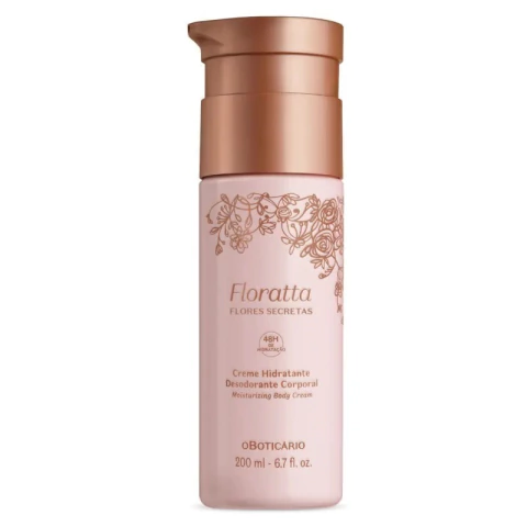 Creme Hidratante Desodorante Corporal Floratta Flores Secretas 200ml