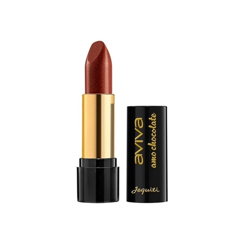 Jequiti Aviva Amo Chocolate Batom Hidrat - Chocolate Gold 3,5G