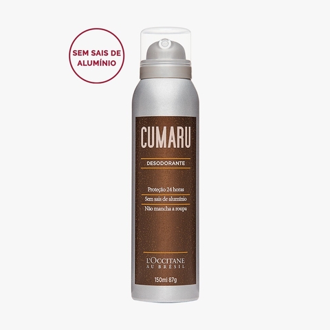 Desodorante Cumaru 150ml sem alumínio