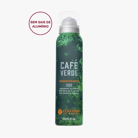 Desodorante Café Verde 150ml sem alumínio