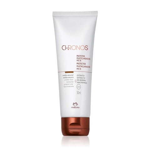 Chronos Protetor Pele Oleos FPS30 Médio Escuro 50ml