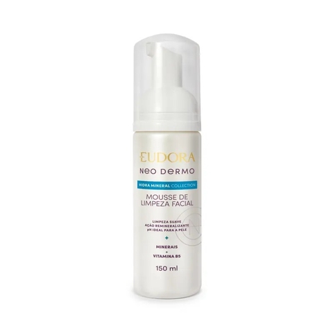 Mousse de Limpeza Facial Neo Dermo Hidra Mineral Collection 150ml