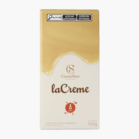 Tablete lacreme branco 100g