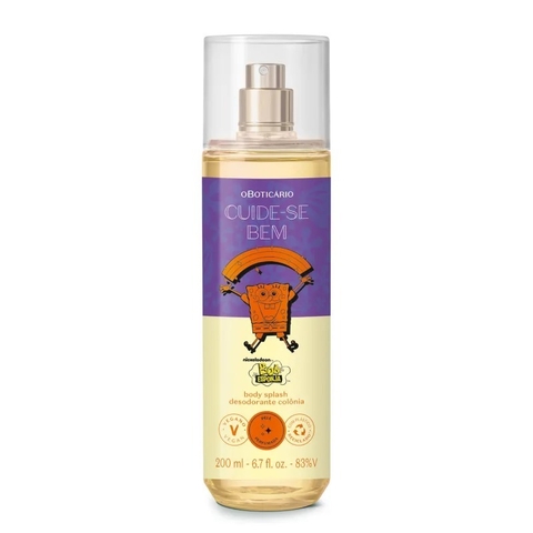 Body Splash Desodorante Colônia Cuide-se Bem Bob Esponja 200ml - comprar online
