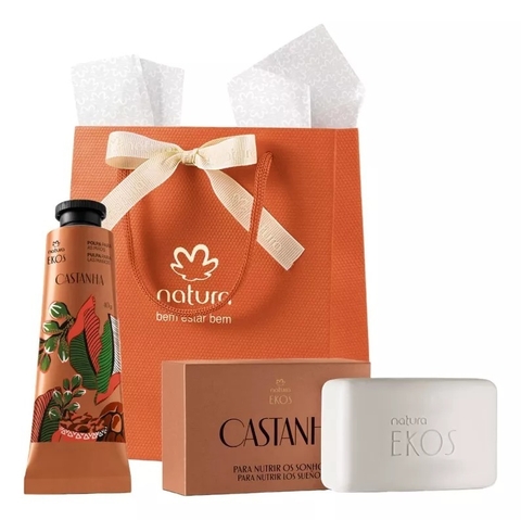 Kit de presente Ekos Castanha
