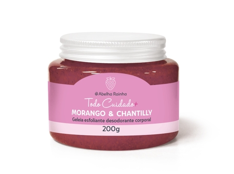 Geleia Esfoliante Corporal Morango e Chantilly 200 g