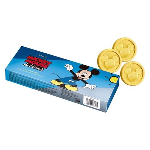 Sabonete Barra Mickey Mouse 3X 50G