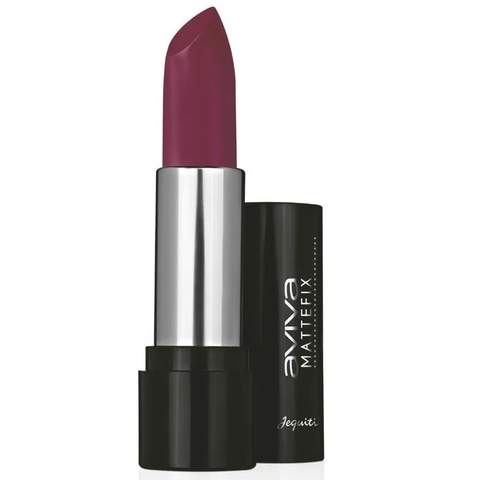 Batom Mattefix Aviva Jequiti cor roxo poderoso