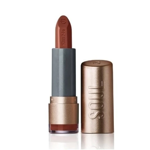 Batom Eudora Soul Kiss Me Hidratante Cor Marrom Desfile