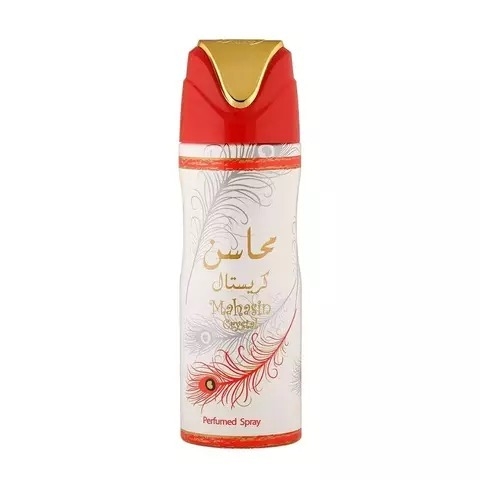 Perfume Em Spray Corporal Mahasin Crystal Lattafa 200 Ml