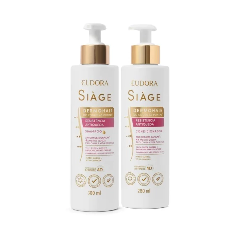 Combo Siàge Antiqueda: Shampoo 300ml + Condicionador 280ml