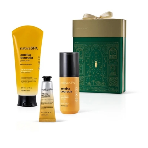 Kit Presente Nativa Spa Ameixa Dourada