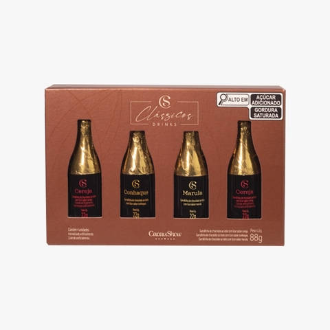 Caixa Garrafinhas Clássicos Drinks ao Leite 88g