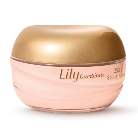 Creme Acetinado Hidratante Desodorante Corporal Lily Gardénia 250g