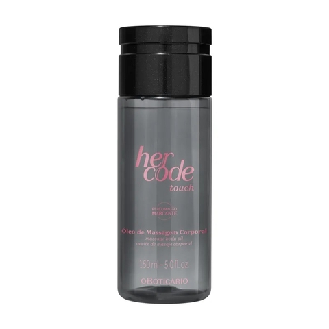 Óleo De Massagem Corporal Her Code Touch 150ml