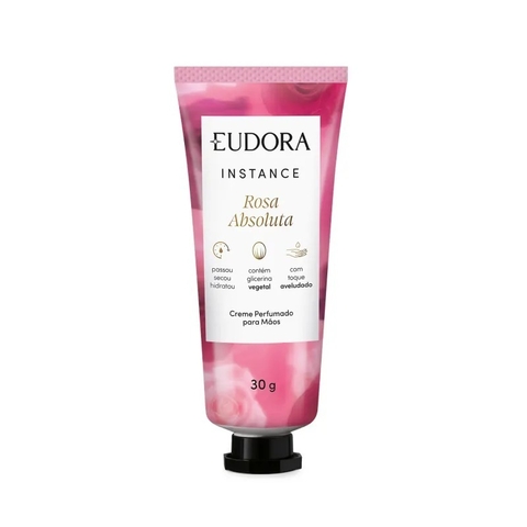 Creme Perfumado para Mãos Instance Rosa Absoluta 30g