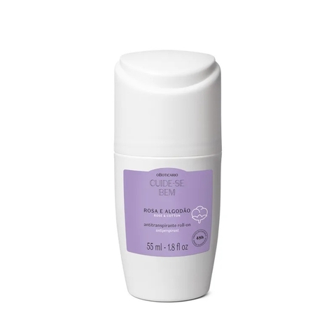 Desodorante Roll-On Cuide-se Bem Rosa e Algodão 55ml - comprar online