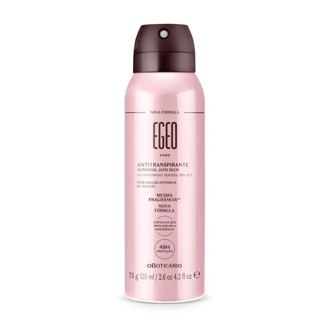 Desodorante Antitranspirante Aerosol Egeo Choc 75g/125ml - comprar online