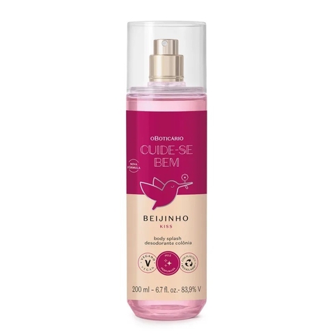 Body Splash Desodorante Colônia Cuide-se Bem Beijinho 200ml - comprar online