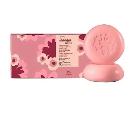 Sabonete em Barra Tododia Flor de Pêssego e Jasmim 2x90g
