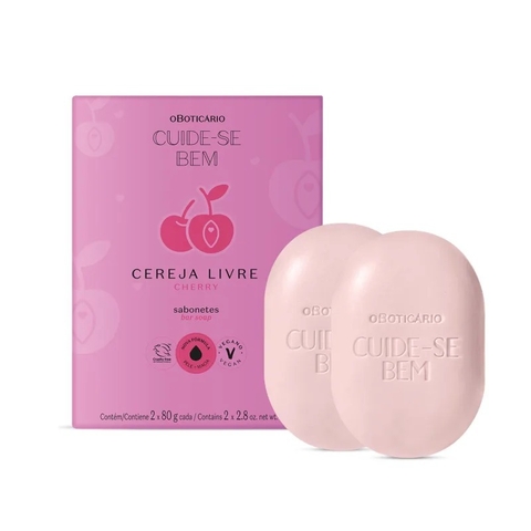 Sabonete Em Barra Cuide-Bem Cereja Livre 2x80g - comprar online