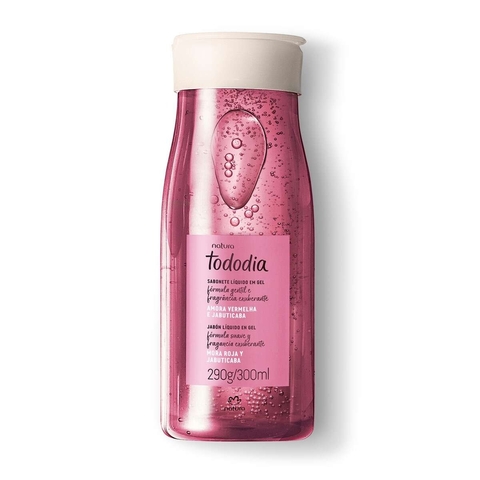 Sabonete Líquido em Gel Tododia Amora Vermelha e Jabuticaba 300ml - comprar online