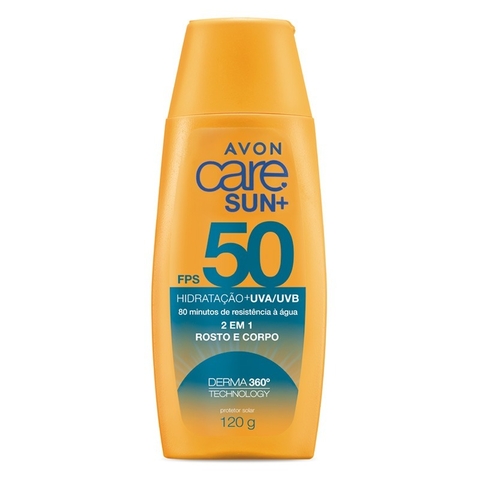 Protetor Solar 2 em 1 Rosto e Corpo Care Sun+ FPS 50 120g - comprar online