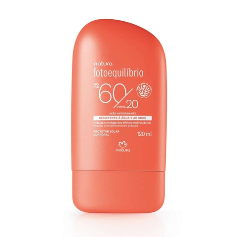 Loção Protetora FPS 60 / FPUVA 20 Fotoequilibrio Corporal 120ml - comprar online