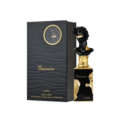 Eau de Parfum His Confession Lattafa 100ml Masculino